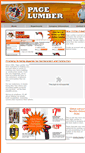 Mobile Screenshot of pagelumber.com
